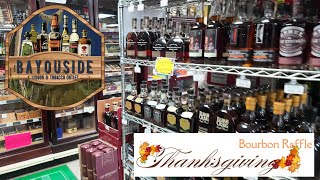 Bayouside Liquor Thanksgiving Bourbon Raffle Thibodeaux LA Ep006 [upl. by Noyr]