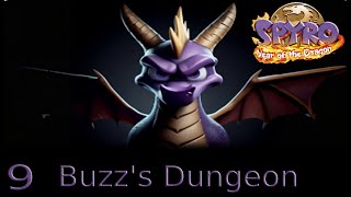 Lets Play Spyro Year of the Dragon Blind Ep 9 Buzzs Dungeon [upl. by Bilek522]