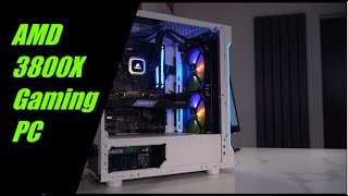 Thermaltake h200 Snow Ryzen 3800X Build 4K [upl. by Leval]