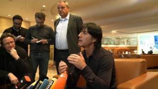 Jogi Löw sieht Verletzungen von Podolski und Götze unkritisch [upl. by Barthold]