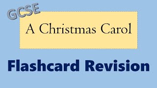 A Christmas Carol Flashcard Revision Family [upl. by Broida]