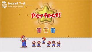 Mario vs Donkey Kong  W16  Mario Toy Company World 1  Level 6 🗝️ All Presents  Gifts 🎁🎁🎁 [upl. by Bouchier62]