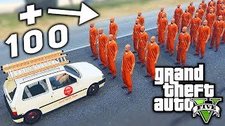 UNO DE FIRMA vs 100 PESSOAS  GTA V  GTA 5 Funny Moments [upl. by Cerveny750]