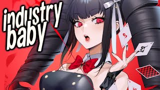 Nightcore  Industry Baby Female Version [upl. by Nauqram]