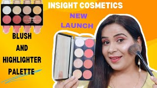 INSIGHT COSMETICS NEW BLUSH AND HIGHLIGHTER PALETTE insightcosmetics insightpro [upl. by Sergo484]