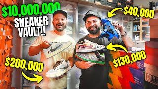 This 10 Million Dollar Sneaker Vault Will BLOW YOUR MIND Inside Project Blitz INSANE Collection [upl. by Ahusoj806]