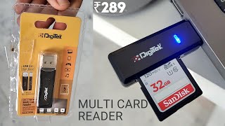 Upto 5 GBPS Download  USB 30 High Speed 2 in 1 Multi Card Reader  Read Micro SDSDSDHCSDXC [upl. by Rosaline]