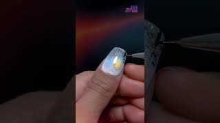 Evening Scenery Nail Art  Sun and Tree Design Tutorial  Bhai Ki CQ Salon nailartist scenery [upl. by Acino]