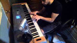 Apple Bottom Jeans piano cover by Or Moyal and his dog [upl. by Ykcim38]