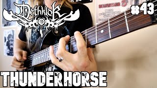 quotThunderhorsequot Dethklok guitar cover  Quarantine Covers [upl. by Alusru865]