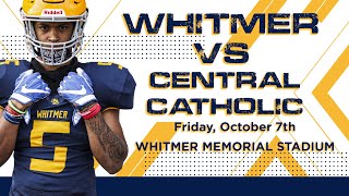 Toledo Whitmer High School Panthers Varsity Football Vs Central Catholic Fighting Irish [upl. by Nivrem]