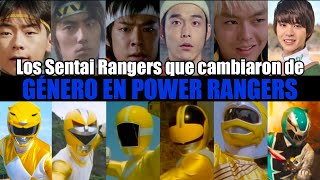 Los Rangers del Super Sentai que CAMBIARON DE GÉNERO en Power Rangers [upl. by Monreal490]