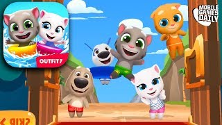 TALKING TOM POOL  ALL AREAS COMPLETED iOS Android [upl. by Phoebe]