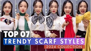 Top 7 master scarf styles for girls 2025 😲 scarfwearing fashion Msbro108 [upl. by Teodor540]