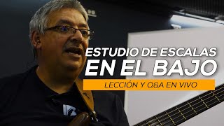 Estudio de Escalas en el Bajo Lección y QampA  Instituto de Bajo [upl. by Staford61]