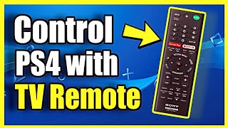 How to Control PS4 With TV Remote and Turn On PS4 without Controller HDMICEC [upl. by Asiluj]