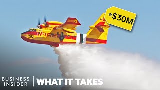 How The 30 Million Super Scooper Plane Was Built To Fight Wildfires [upl. by Estrin763]