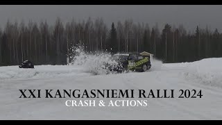 XXI KANGASNIEMI RALLI 2024  CRASH amp ACTIONS  HampRChannel [upl. by Nileve834]