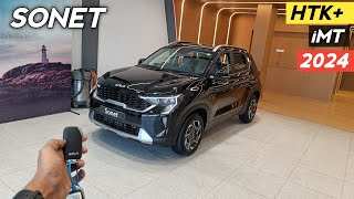 Kia Sonet HTK Turbo iMT 2024 ❣️ Sonet Facelift Reallife Review 😍 [upl. by Greene]