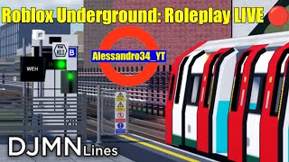 Roblox London Underground Metropolitan Lines  Alessandro34YT [upl. by Aihsik537]