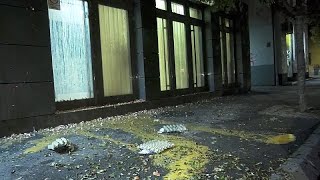 No Comment Eggs thrown at Euro Lithium Balkan headquarters in Serbia [upl. by Dihahs681]