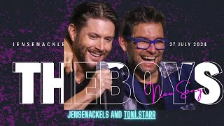 Jensen Ackles addresses the spinoff TheBoys SDCC [upl. by Soilisav]