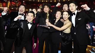 First Time KOREANS OSCARS Awards shortsviral 기생충 shorts oscars parasite shortsviral movie [upl. by Vashti658]