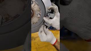 new brake pads install and rotor resurfacing [upl. by Siurtemed]