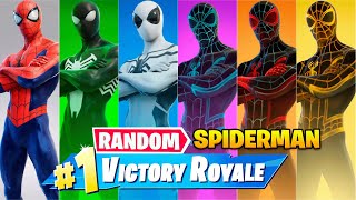 The RANDOM SPIDERMAN BOSS Challenge Fortnite [upl. by Eyr]