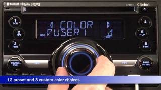 Clarion CX501 CD Receiver Display and Controls Demo  Crutchfield Video [upl. by Domenico]