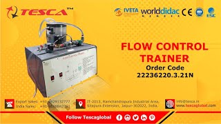 Flow Control Trainer  Process Control Trainers  Tesca22236220321N [upl. by Ermine354]