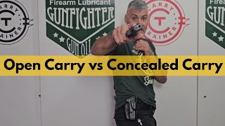 Open Carry Vs Concealed Carry Pros and Cons [upl. by Htnamas]