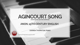 Agincourt Song  ABRSM Piano 2019 to 2020  Grade 1 Piece A3 [upl. by Thia]