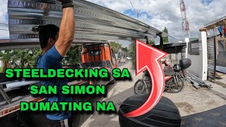 STEELDECK PARA SA SLAB NG SA SIMON PROJECT [upl. by Osber]