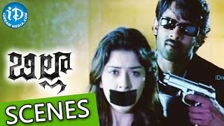 Billa Movie Scenes  Hansika Traps Prabhas  Anushka Shetty  Hansika Motwani [upl. by Lalittah]