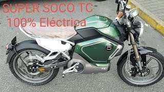 Super Soco TC  100 Electric Motorcycle [upl. by Ainek120]