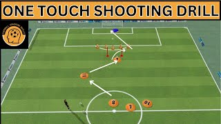 One Touch Shooting Drill  developing shooting opportunities during a game  U8 U9 U10 U11 [upl. by Cirilla217]