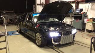 Boosted E46 Dyno Pulls [upl. by Lilak]