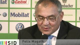 WolfsburgTrainer Felix Magath vor NürnbergSpiel [upl. by Ardeth]