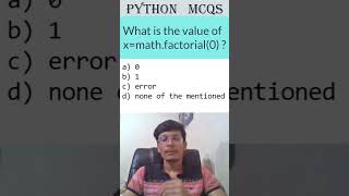 Python Multiple Choice Explained Fast  Quick Python Shorts infytqmcq infytq pythonprogramming [upl. by Eiznyl]