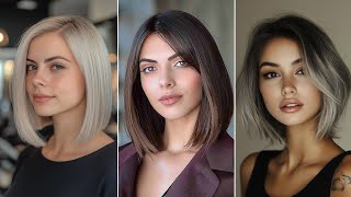 Feathered Layers amp Balayage Italian Charm Hair Color Trends Brunette 2024 Classic Feathered Bob [upl. by Nerdna]