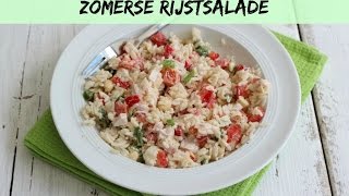 Zomerse rijstsalade  LEKKER EN SIMPEL [upl. by Isiahi]