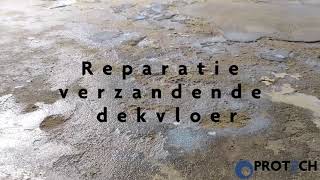 Reparatie zandcement vloer [upl. by Karry]