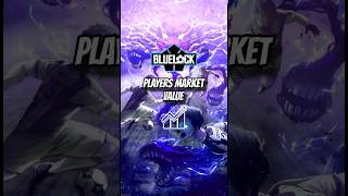 Blue Lock Players Market Value 🔥📈 shorts bluelock manga anime [upl. by Gnanmas]