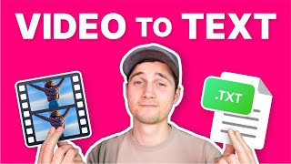 How to Transcribe Video to Text Automatically [upl. by Debi848]