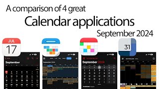 A comparison of 4 great calendar applications [upl. by Nugent]