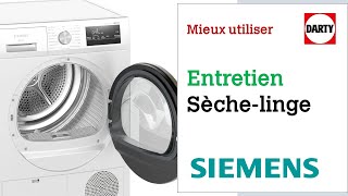 Entretien dun sèche linge Siemens à pompe à chaleur [upl. by Ybok]