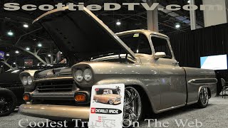 1959 Chevrolet Apache Pickup quotStreet Truckquot quotPro Touring Pickupquot quotHot Rod Pickupquot The SEMA Show 2021 [upl. by Easter]