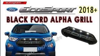 Ford Ecosport 2018  Front Grill  with 3 White LED  Trendy Design  AGFE303G18 [upl. by Puna]