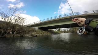 Grayling fishing using the Airlock strike indicator from Fishtec [upl. by Arret]